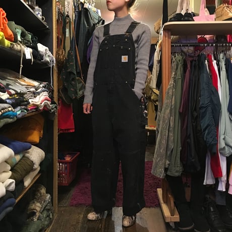 [USED] Carhartt BLACK ダック地 オーバーオール