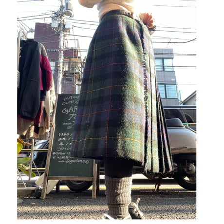 [USED]WOOLキルトスカート