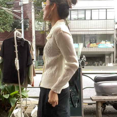 [USED]WHIT KNIT カーディガン🤍