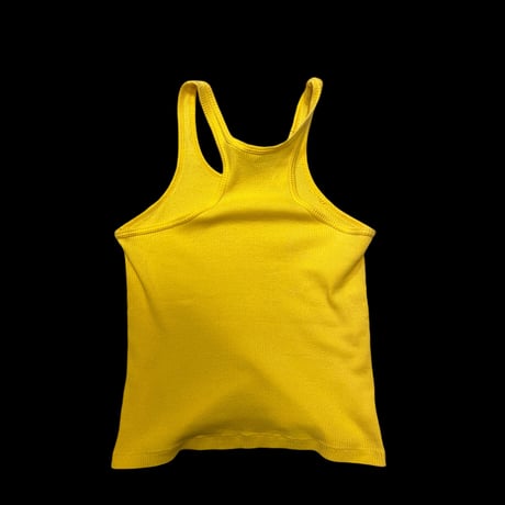 [USED]リブ　Yellowタンクトップ