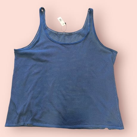 [USED] Euro COTTON メッシュタンク BLUE
