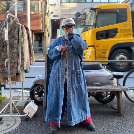 [USED] DENIM ロング コート