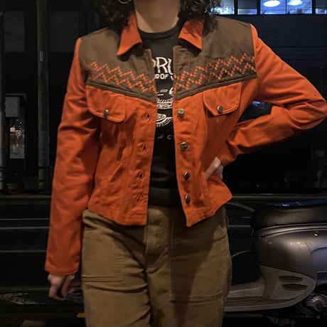 [USED] COW GIRL🐴カラーデニムJKT