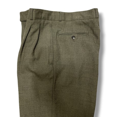 [USED]  春WOOL 2タック スラックス