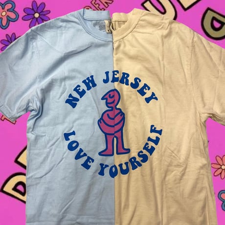 ["NJ SKATESHOP" ] "Love your self"tee