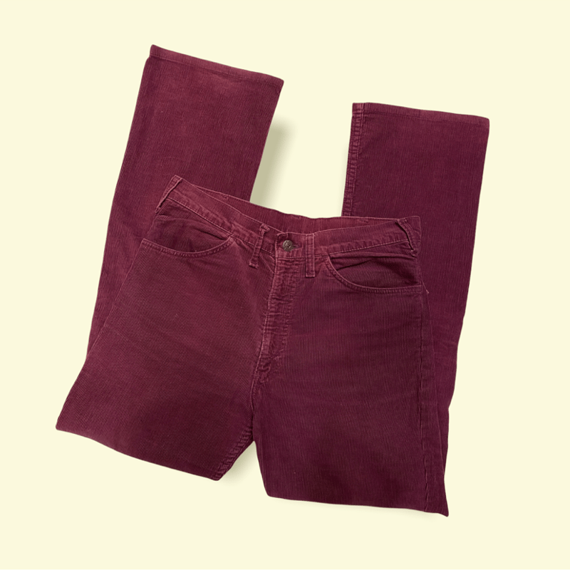 USED] バーガンディ♡Levis Big“E” コーデュロイパンツ | garden730