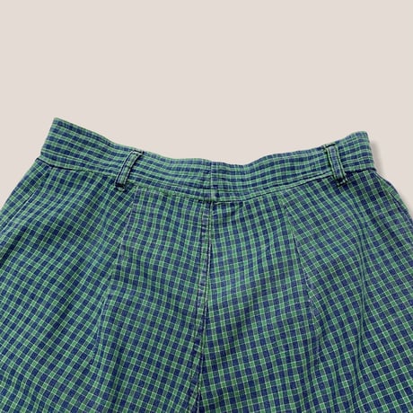 [USED] GREEN CHECK SHORTS🩲