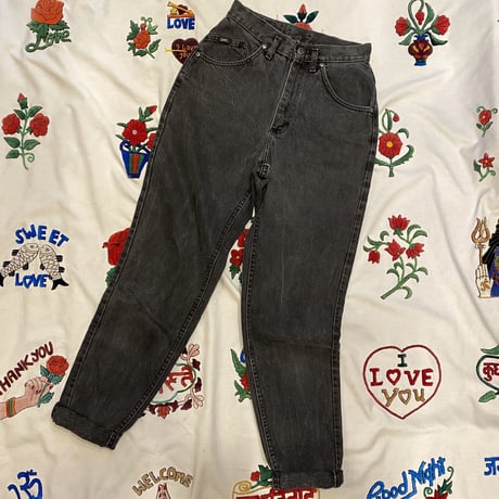 [USED] 80's Lee BLACK DENIM！
