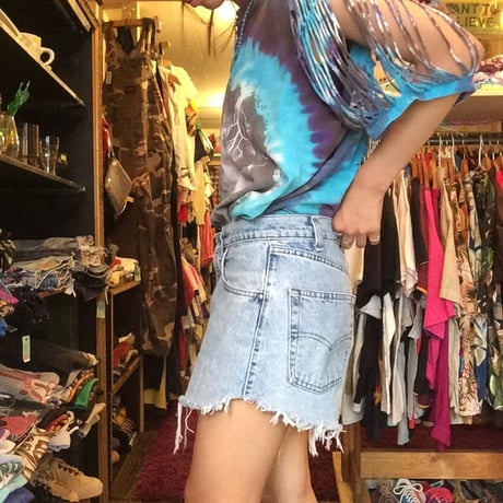 [USED] LevisDENIM cut off  Silver Tab