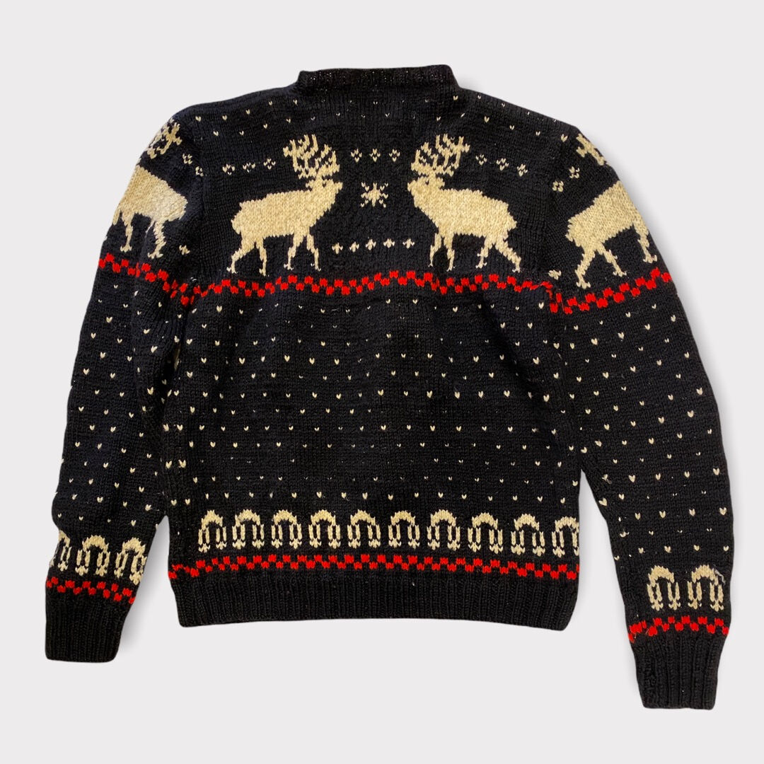 UNITED ARROWS - 英国製 新品同様 ハイランド2000 Vネック ノルディック 鹿 柄 セーター セール】 【OUTLET】ノルディック柄ニット （ニット・セーター