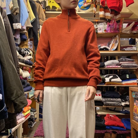 [USED] "Brooks Brothers" ハーフZIPニット！