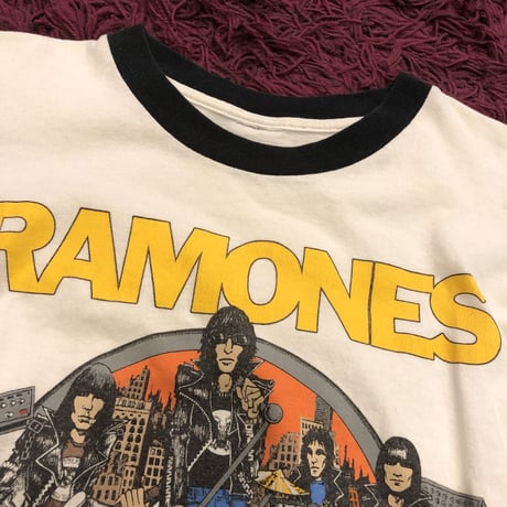 [USED] "RAMONES" リンガーTee🎙