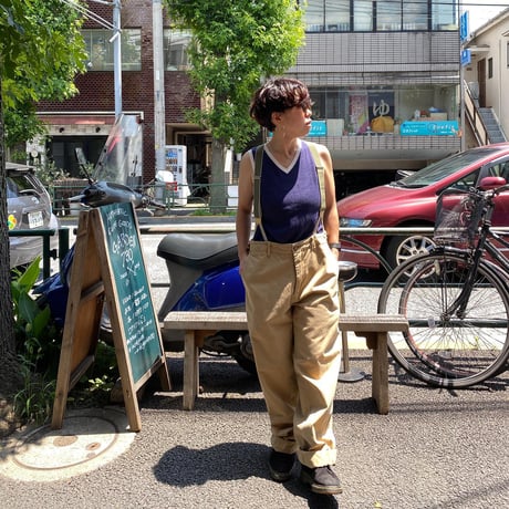 [USED] POLO CHINO サスペンダー付き