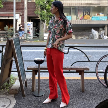 [USED] ハーフボタンアロハシャツ🌺