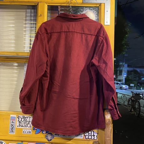 [USED]  vintage  バーガンディ シャツ