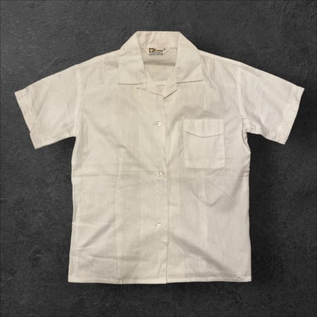[USED]vintage!! Girlサイズの開襟シャツ