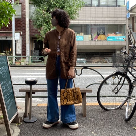 [USED] LINEN CHINA SHIRT