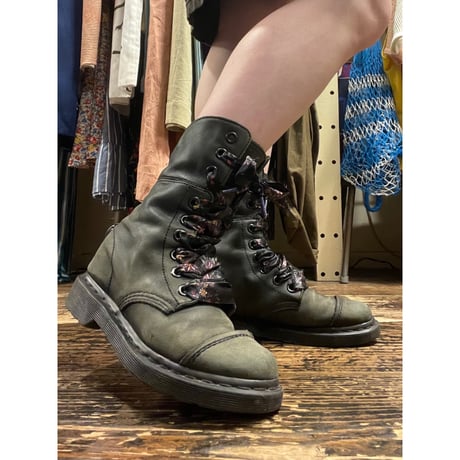 [USED] Dr.Martens 8HOLE - BOTANICAL💐