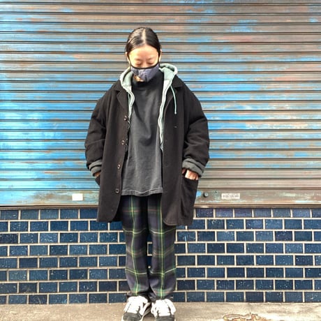 [USED] "KENZOオム"  BLACK コート🖤