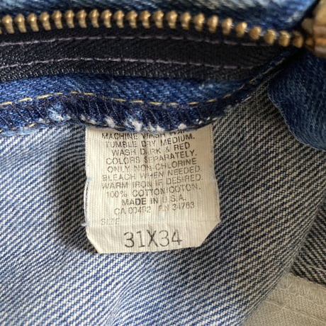 [USED] 80's Lee CUTOFF DENIM / W31