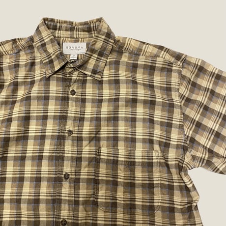 [USED] コーデュロイチェックSHIRT！
