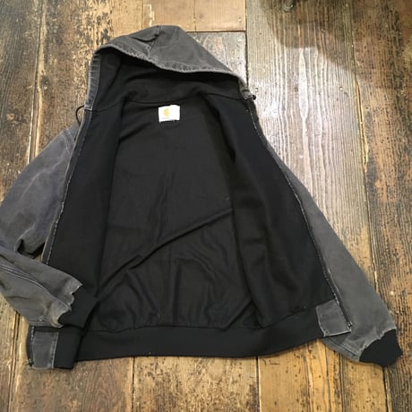 [USED] Carhartt ダック地 パーカー BLACK