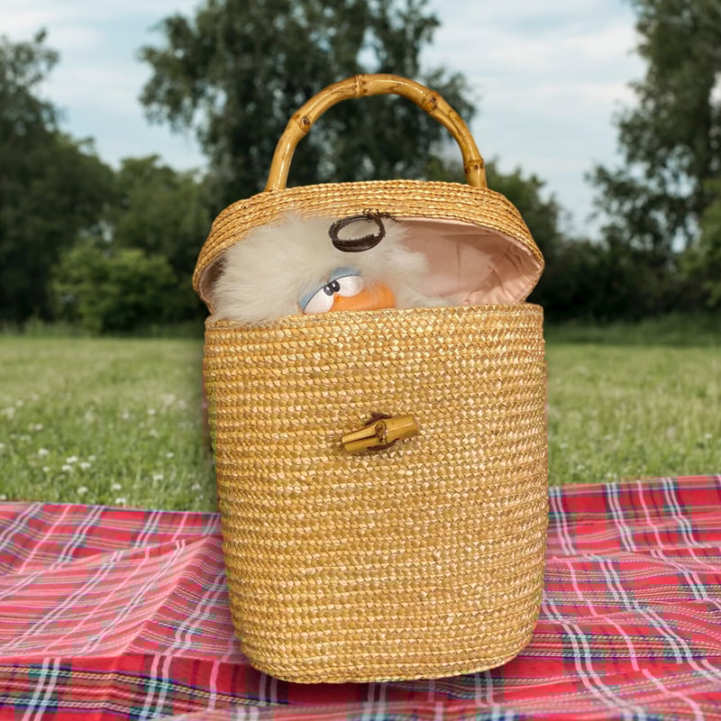 Vaqutaux Voyageピクニックバッグ（ゴールド） ヴァクトーヴォヤージュ