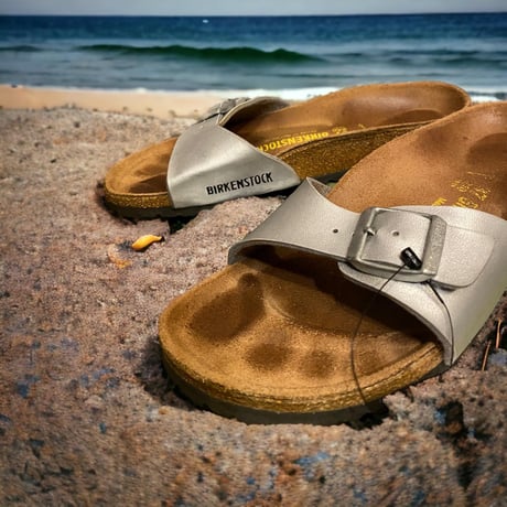 [USED] BIRKENSTOCK シルバーサンダル