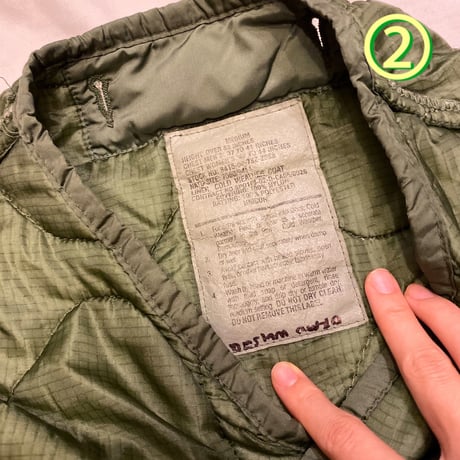[USED] US ARMY ライナーJKT  /M SIZE