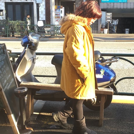 [USED]気持ちいい〜中綿入りハーフコート