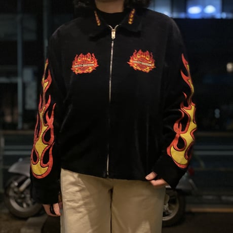 [USED] HARLEY-DAVIDSON🔥ベロア JKT