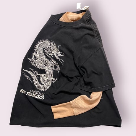[USED]San Francisco china town Dragon tee🐉