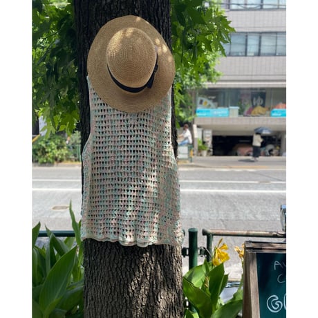 [USED]  カラフル ノースリーブKNIT