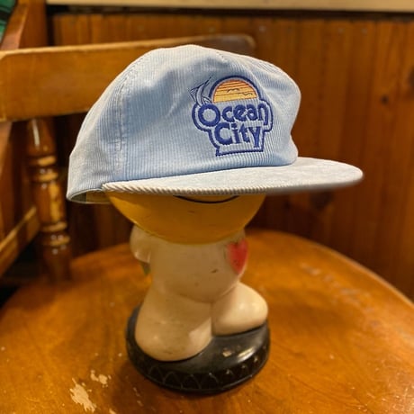[USED] 80's コーデュロイCAP "Ocean City"