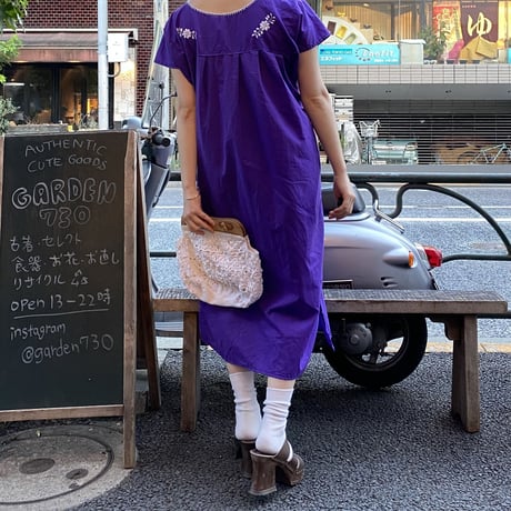 [USED] メキシカン 刺繍ワンピース