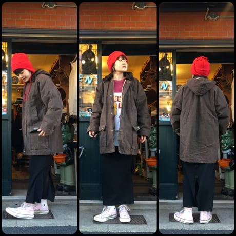 [USED] EURO 中綿入りオイルドジャケット