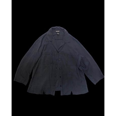 [USED] BLACK SILK SHIRTS