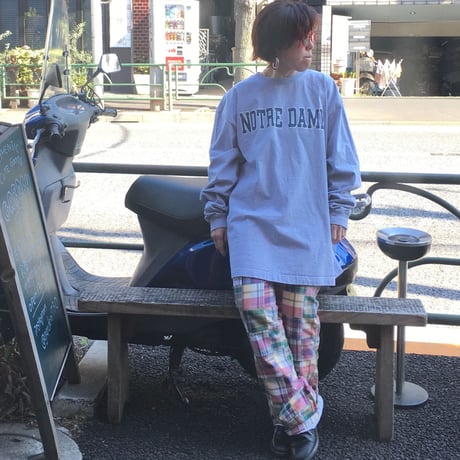 [USED] パッチワークチェック柄PANTS