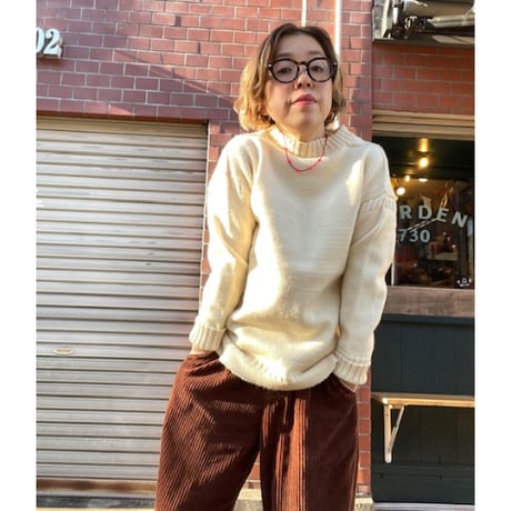 [USED] 90's "LE TRICOTEUR" ガンジーニット
