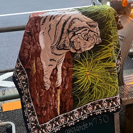 [USED] Good tiger ラグ マット🐅🖤