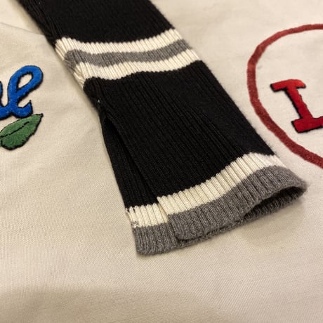 [USED] ボーダースリーブタートルKNIT♡