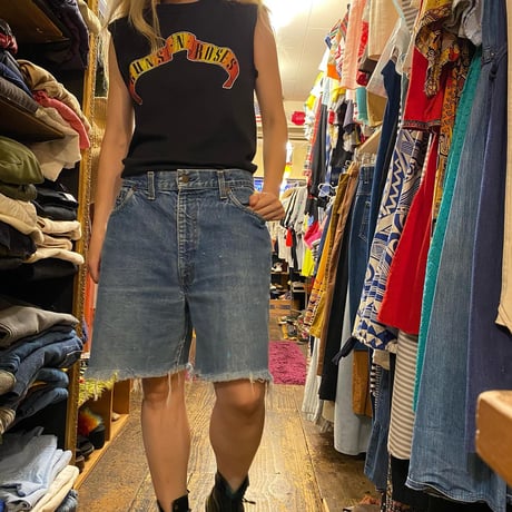 [USED] Levis 26505 CUTOFF DENIM / W31 made in USA！