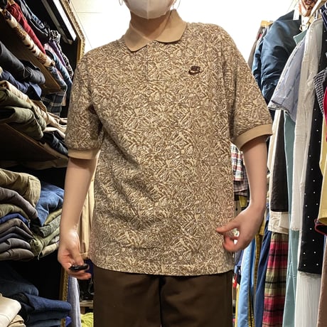 [USED] 90's NIKE GOLF🤎ポロ襟半袖シャツ