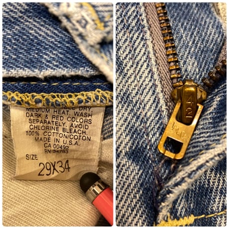 [USED] OLD Lee CUTOFF DENIM / W28 USA