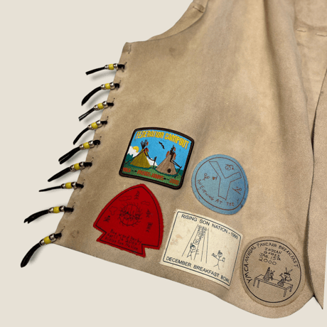 [USED] SUEDE PATCH ベスト