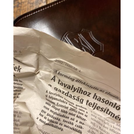 [DEADSTOCK] ハンガリー PVC BAG