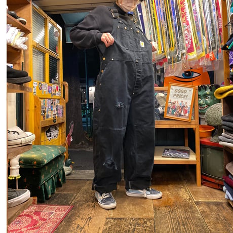 [USED] carhartt  BIG size  OVERALL BLACK
