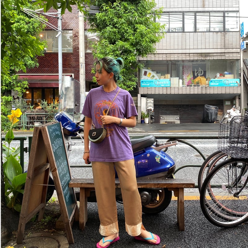 USED] シャンパンゴールド🌟サテン パンツ | garden730