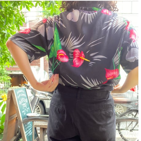 [USED] OLD HAWAII レーヨン アロハ made in USA🌺