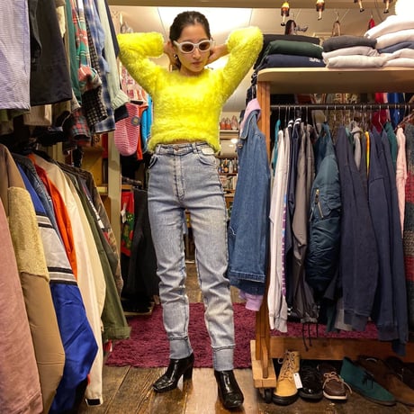 [USED] ネオンカラーシャギーKNIT！